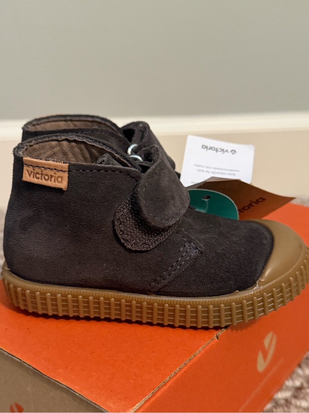 Victoria toddler suede boots